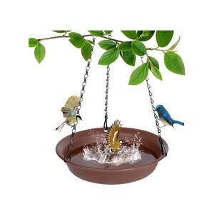 Hanging Bird Bath, Hanging Bird Water Feeder for Outdoors, Feeder Bowl, 1...